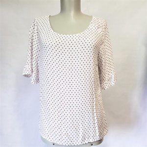 Multiblu Polkadot Tee Blouse L